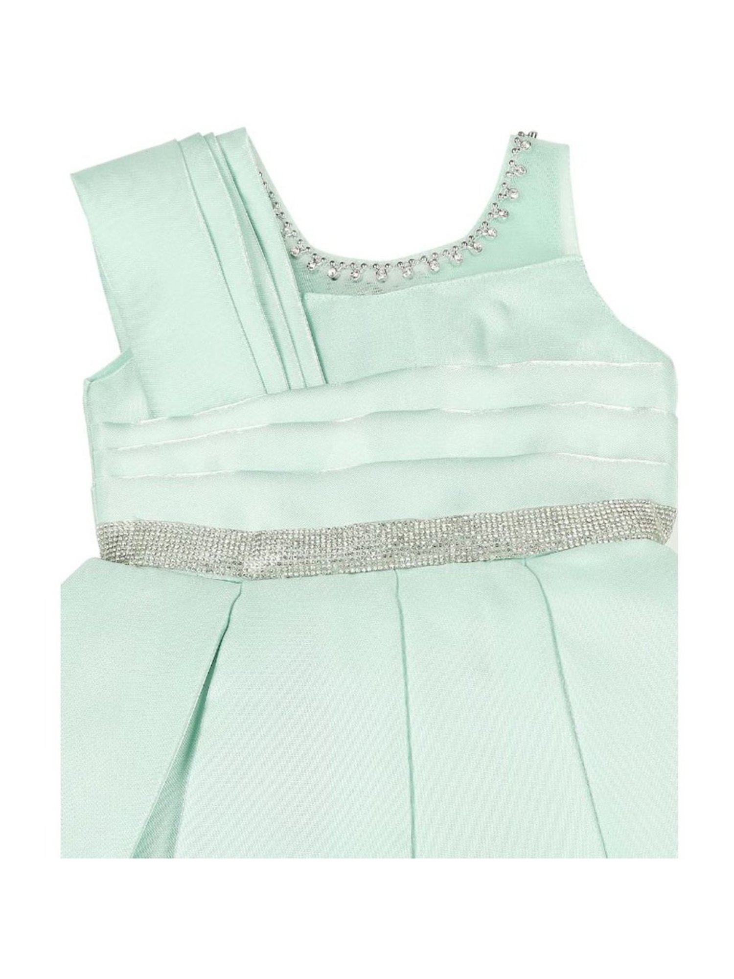 Pink Chick Kids Navy Solid Party Gowns