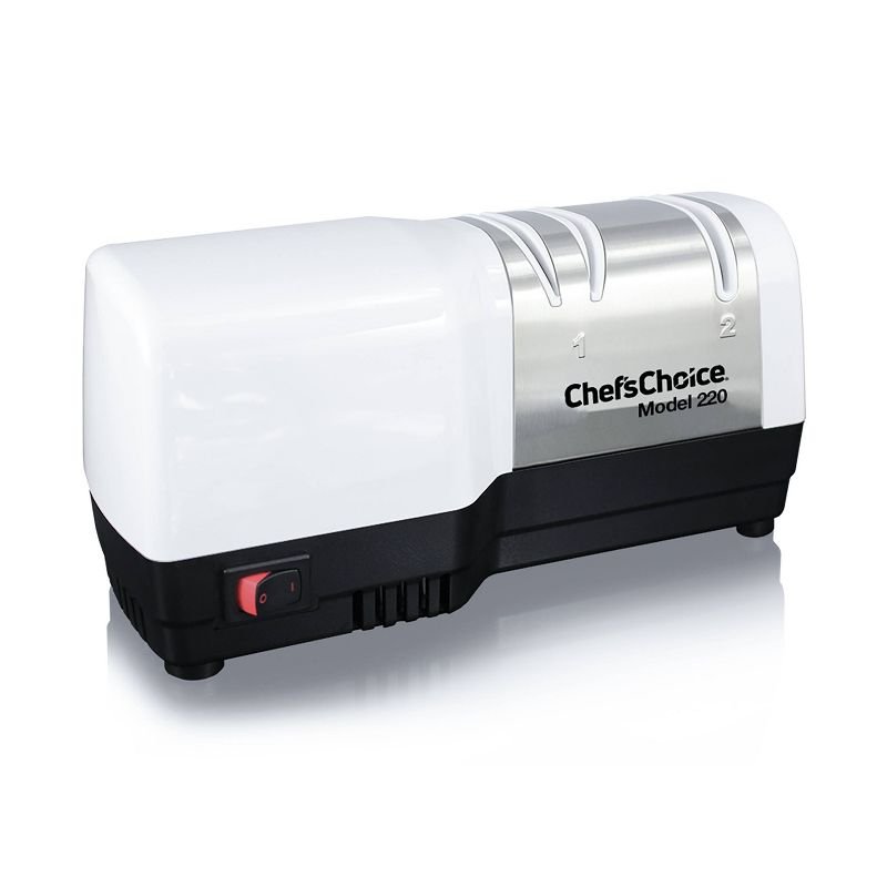 Chef'sChoice Hybrid Diamond Hone 2 Stage Electric Knife Sharpener White