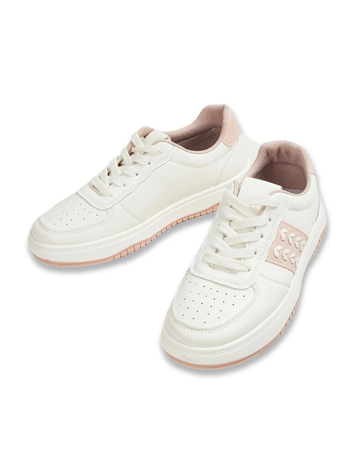 Ginger by Lifestyle Women's White Sneakers