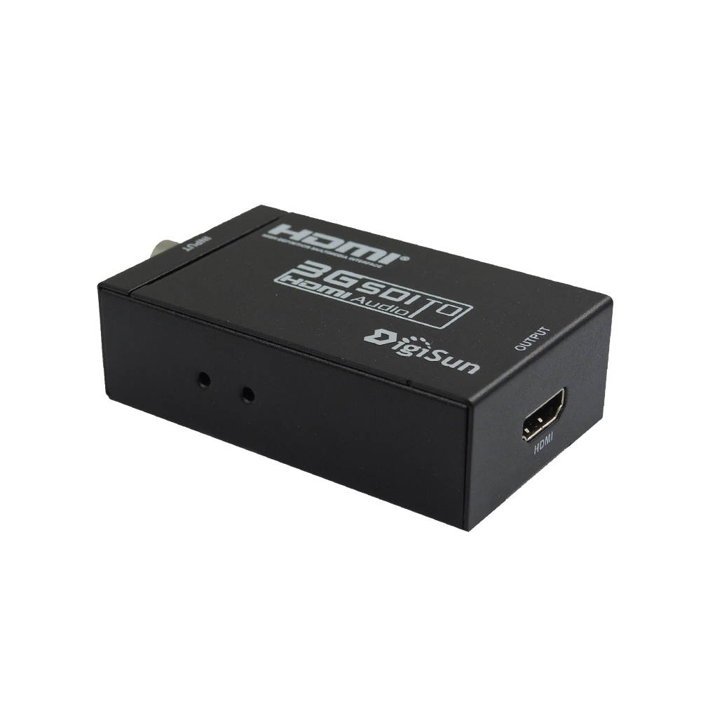DigiSun SD278 SDI to HDMI Converter, Support 1080P/1080i/720P/576i/480i, Signals display on HDMI monitor
