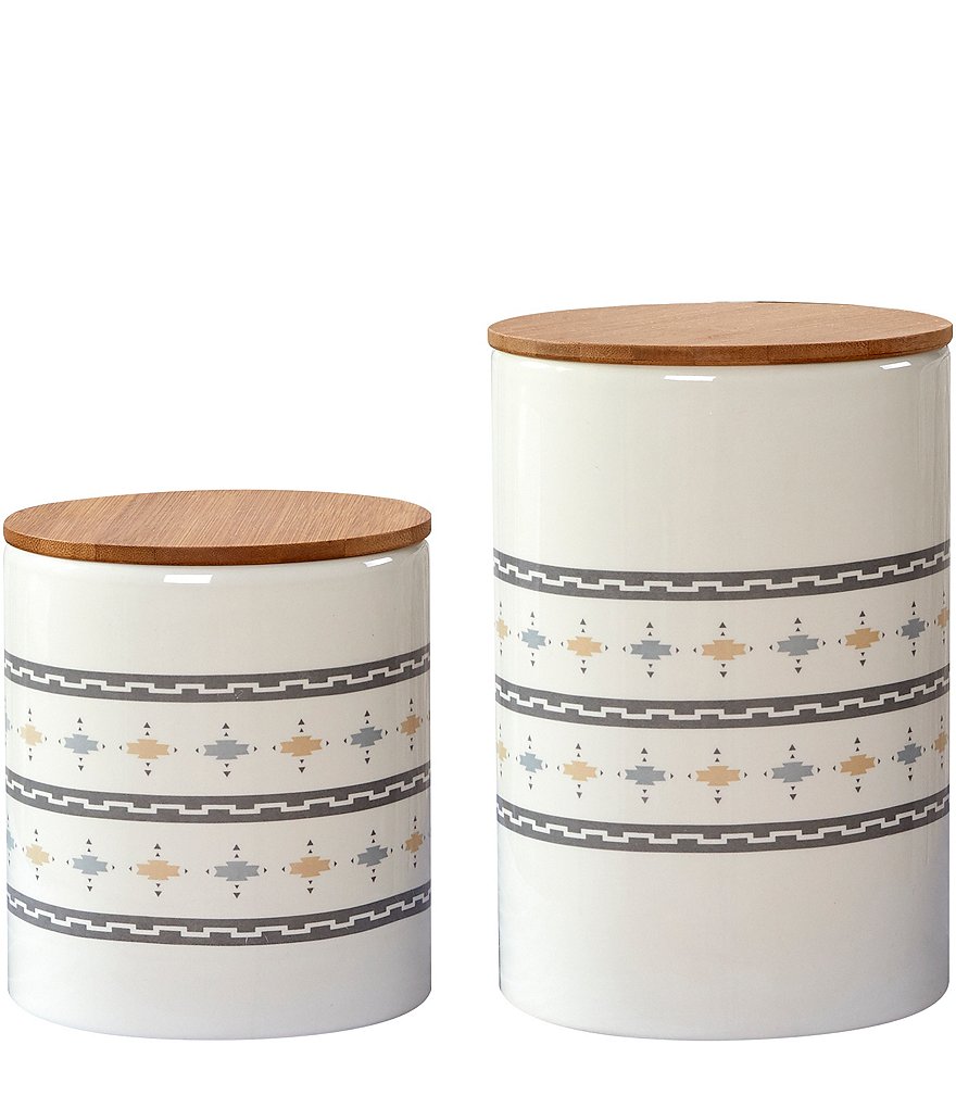 HiEnd Accents 2-Piece Small Design Canister Set