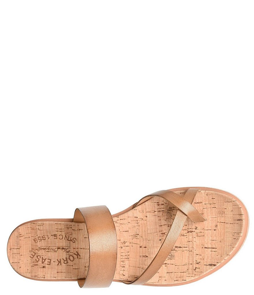 Kork-Ease Belinda Leather Flat Thong Sandals