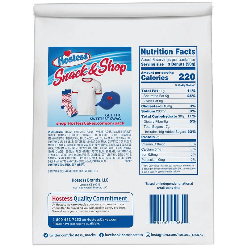 Hostess Glazed Donettes Bag - 10.5oz