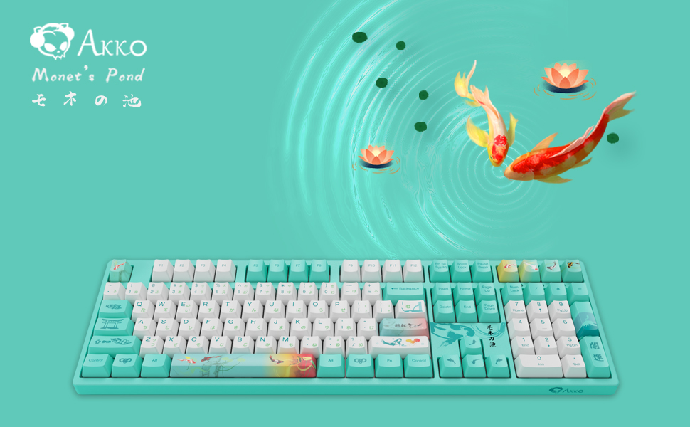 Akko 3108V2 Sailor Moon Gaming Mechanical Keyboard Pink Switch Double Shot Dye Sub PBT Keycaps NKRO Detachable USB Type-C Pink Cat Paw