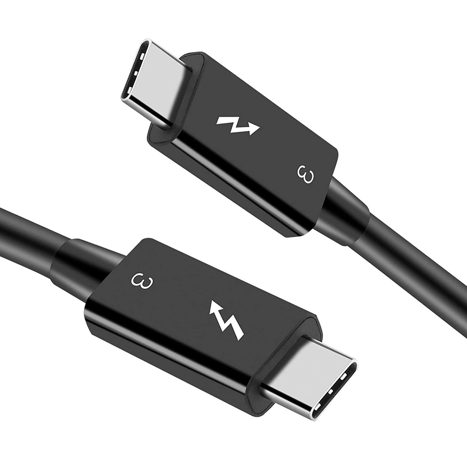 FVH Thunderbolt 2 Port Male to Male Video Data Cable for MacBook & SSD & Displays TB-004-WH