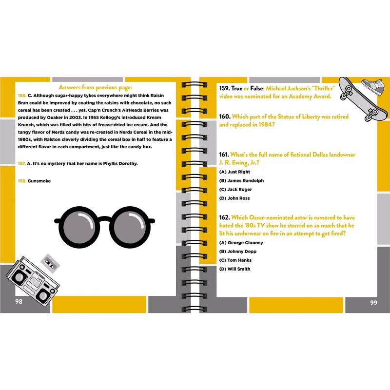 Brain Games Retro Trivia Puzzle (Spiral Bound)