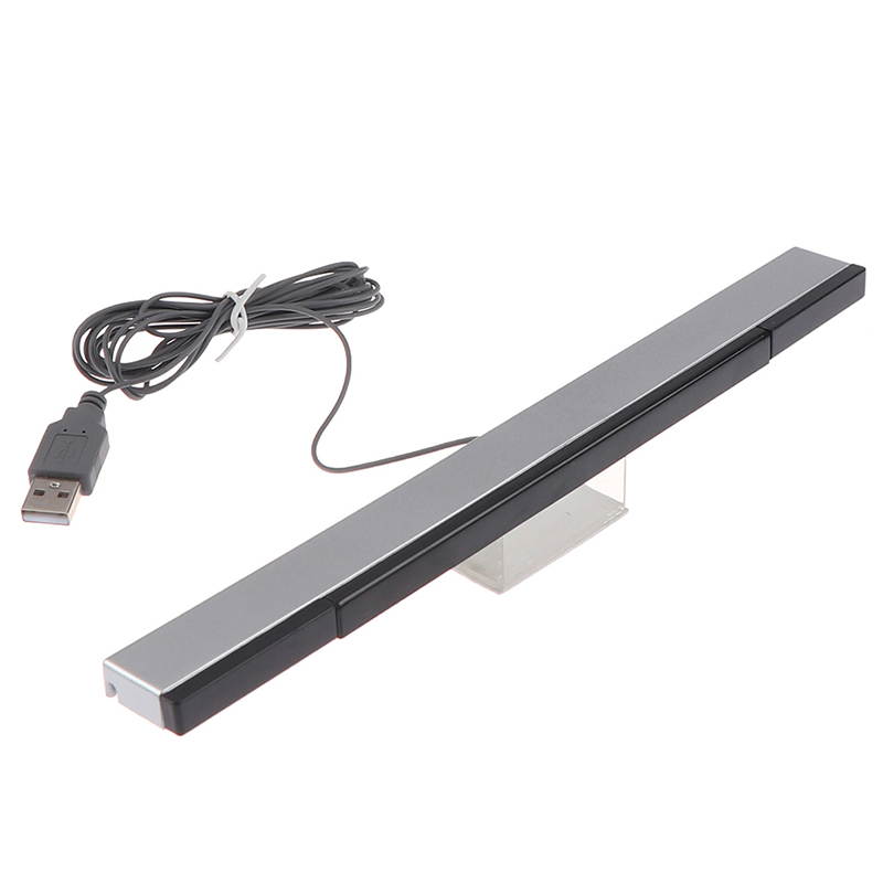 Wii Sensor Bar Wired Receivers IR Signal Ray USB Plug Replacement for Nitendo