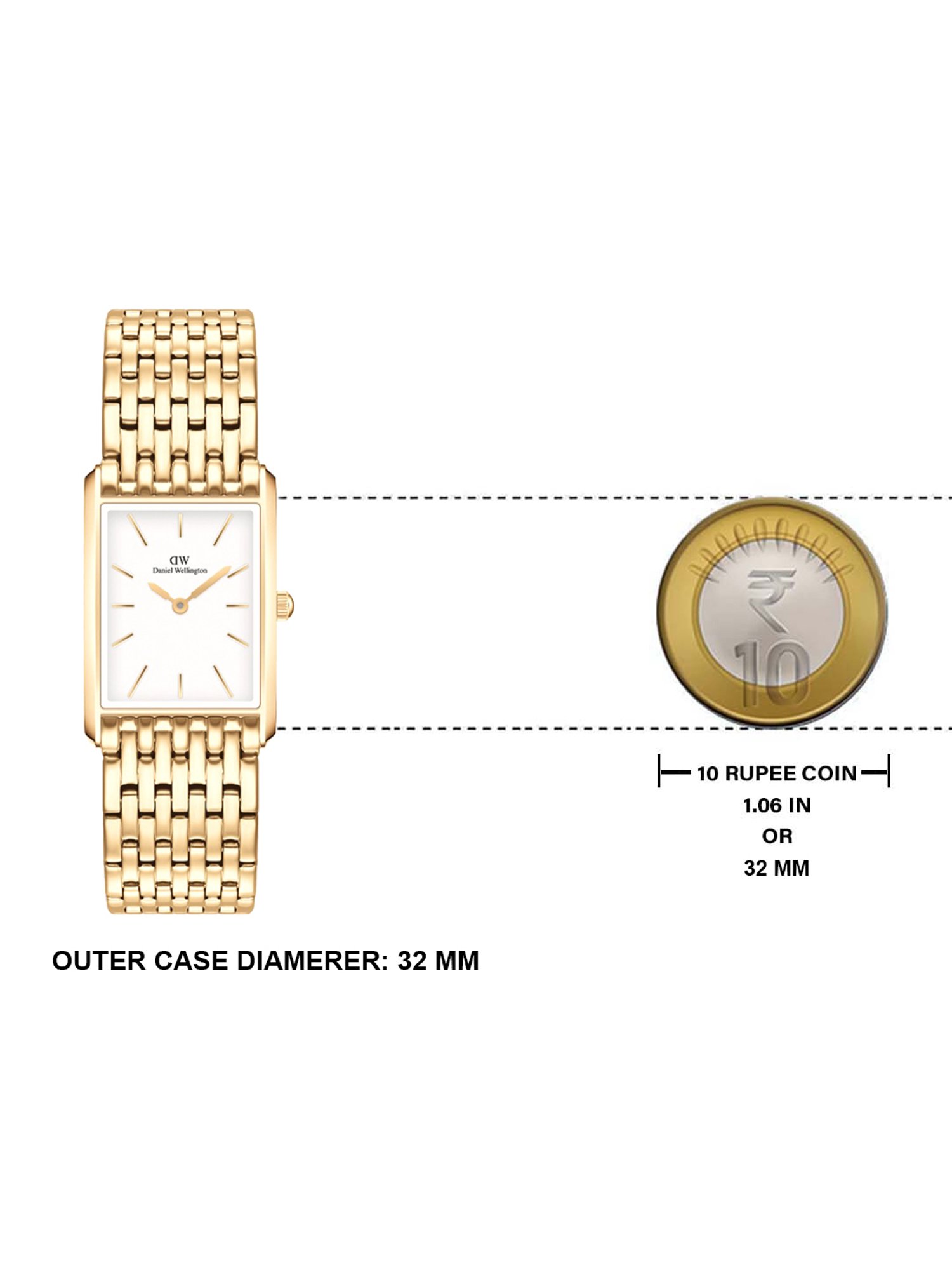 Daniel Wellington DW00100705K Bound Watch for Women