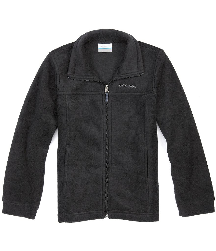 First Wave Big Boys 8-20 Brown Pleather Moto Jacket