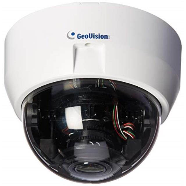 GeoVision GV-EFD3101 3MP Target Series Indoor Dome IP Security Camera, 3-9mm Varifocal Lens, Up to 50 m (164 ft) Super Low Lux Color Night Vision