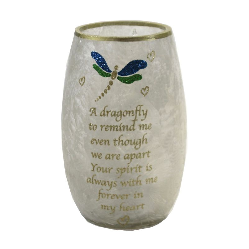 Stony Creek 5.0" Dragonfly Pre-Lit Small Vase Forever In Heart  -  Novelty Sculpture Lights