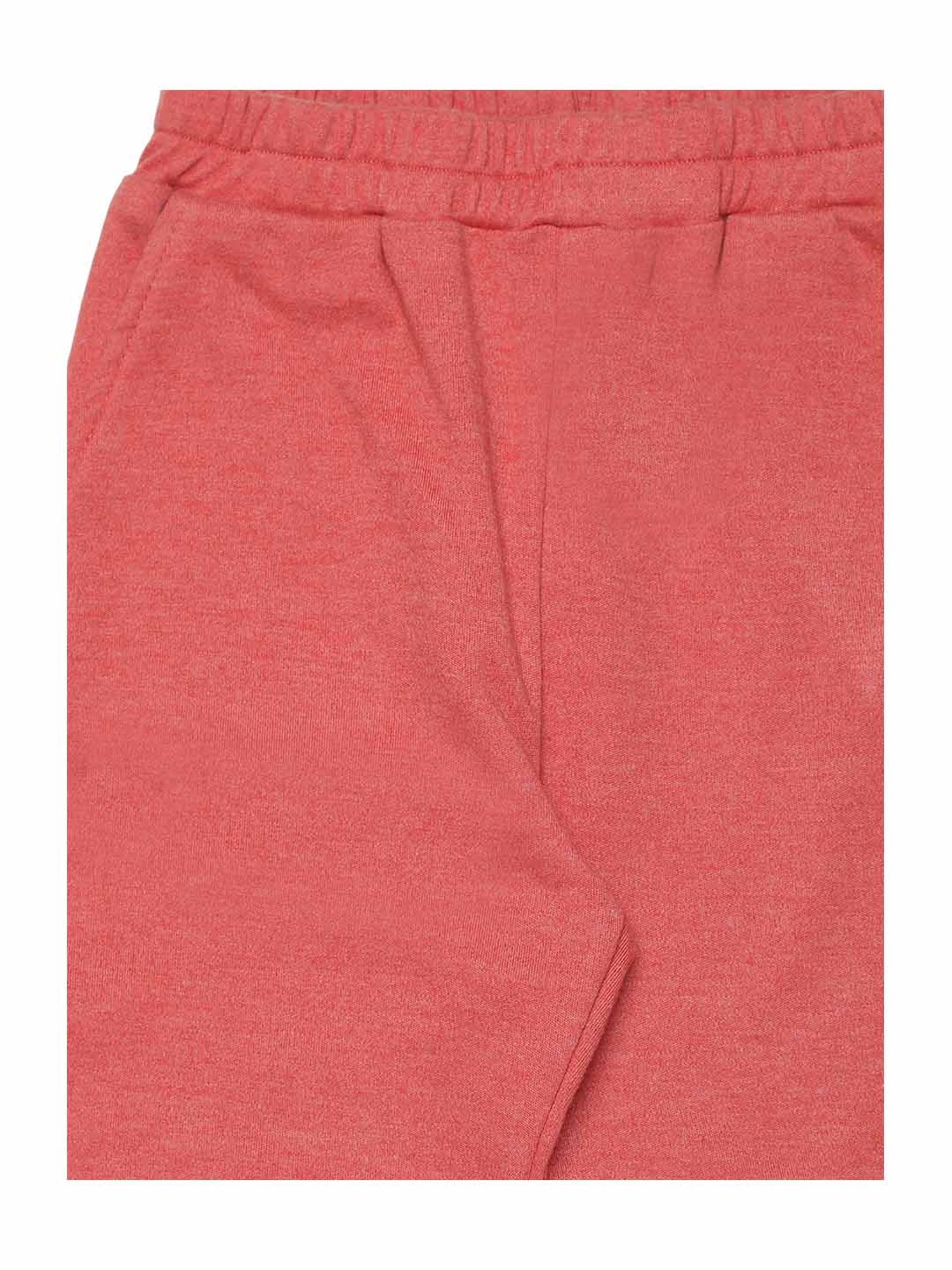 Mystere Paris Kids Orange Cotton Printed Joggers