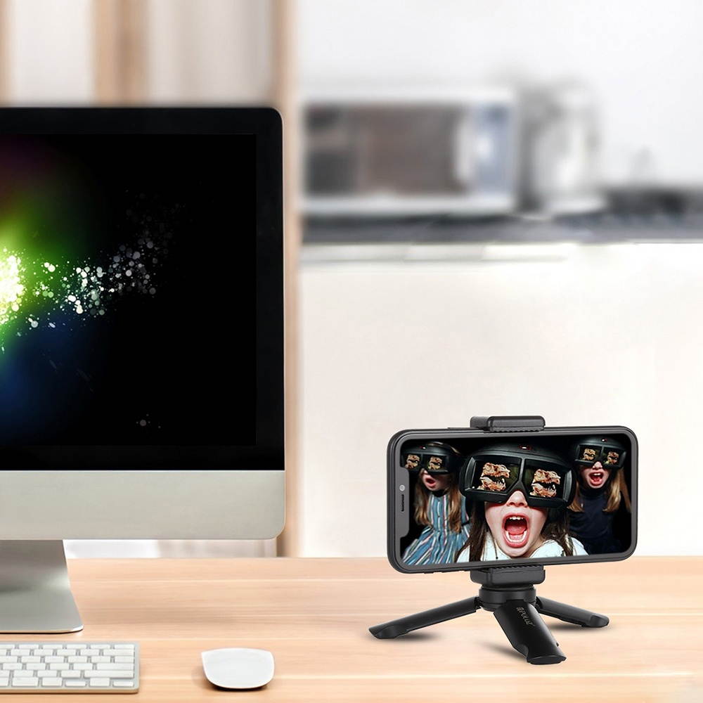 PULUZ Portable Folding Tabletop Tripod Mini Desktop Tripod Stand Holder