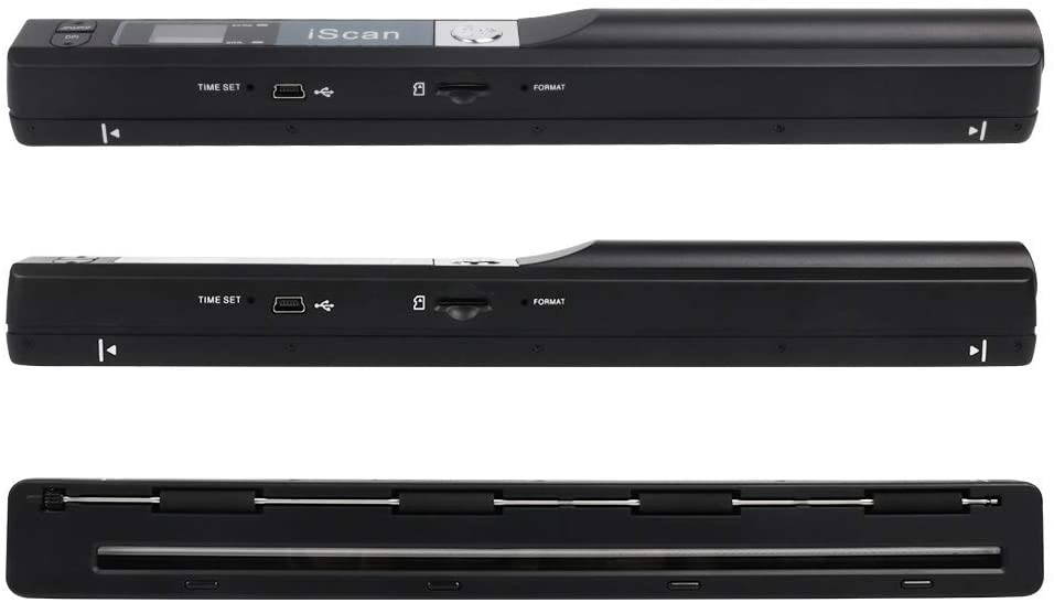 Portable Scanner iSCAN 900 DPI A4 Document Scanner Handheld for Business, Photo, Picture, Receipts, Books, JPG/PDF Format Selection, Micro SD Card Hand Scanner-B