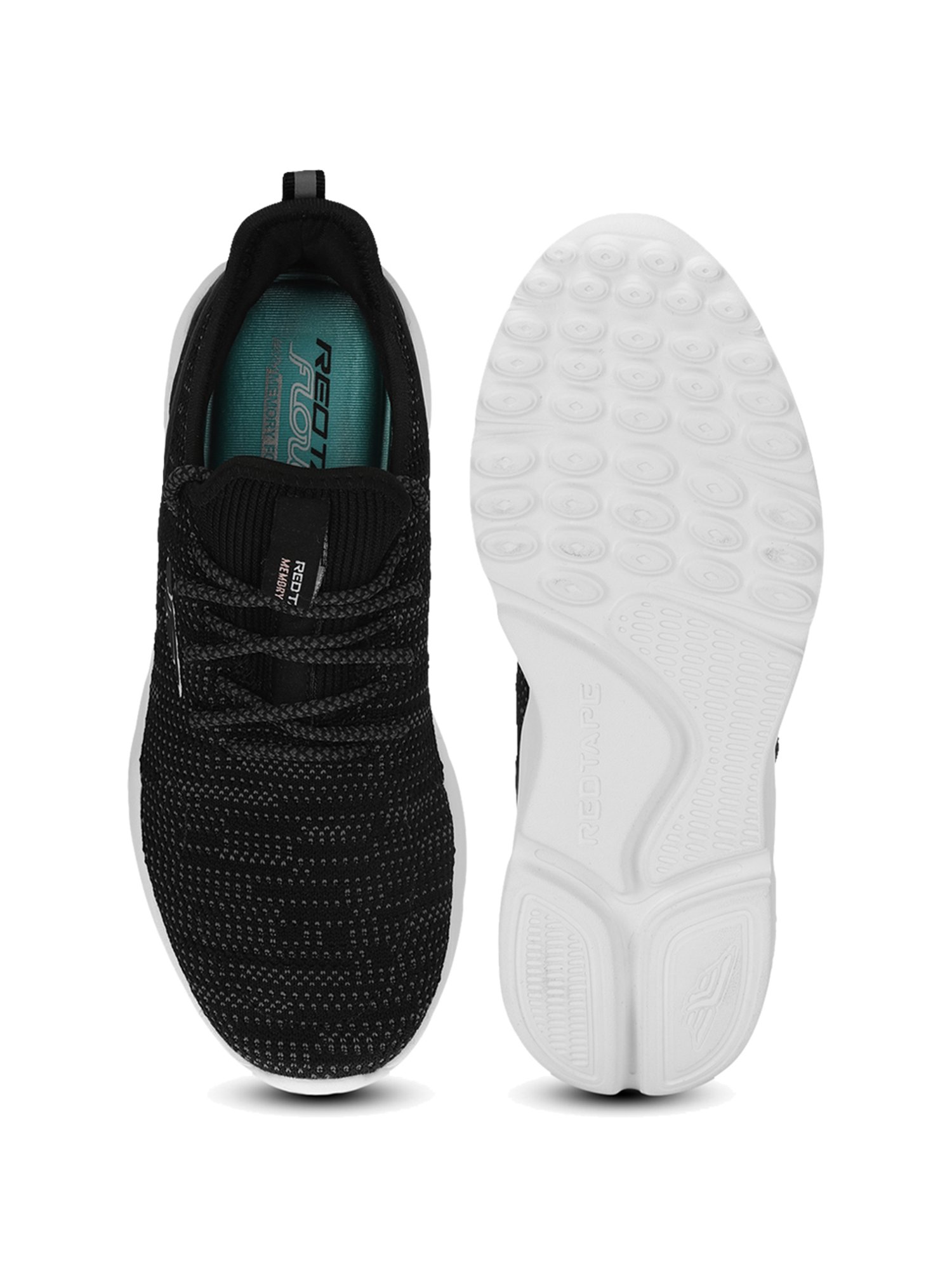 Red Tape Women's Black Walking Shoes