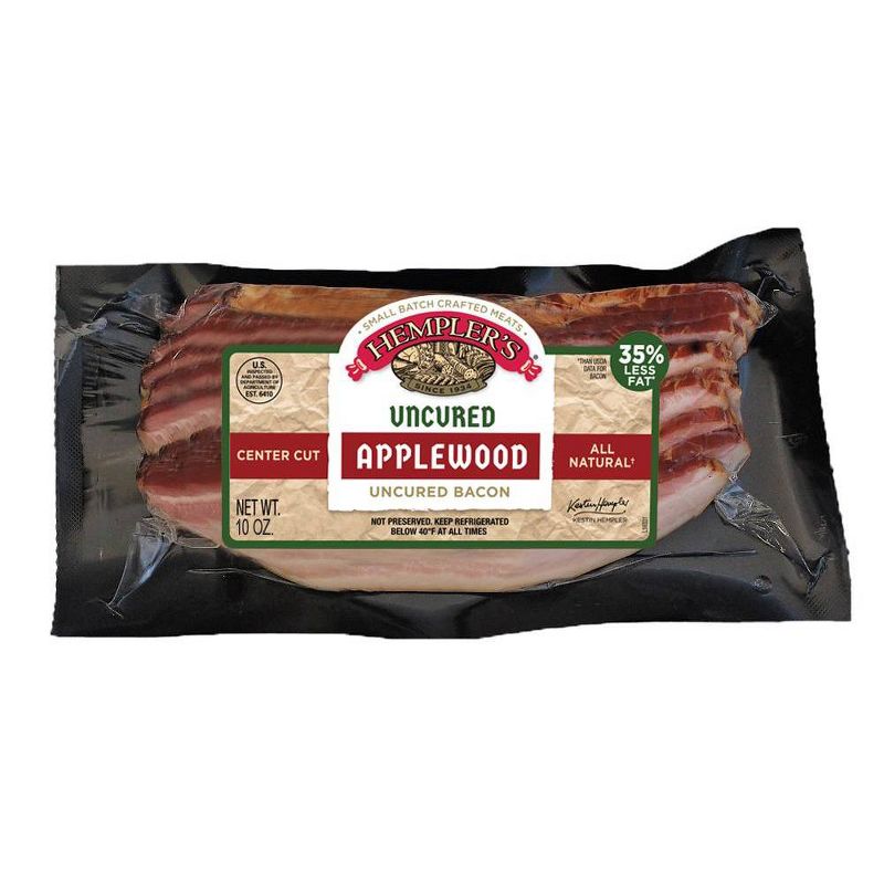 Hempler's Uncured Center Cut Applewood Bacon - 10oz