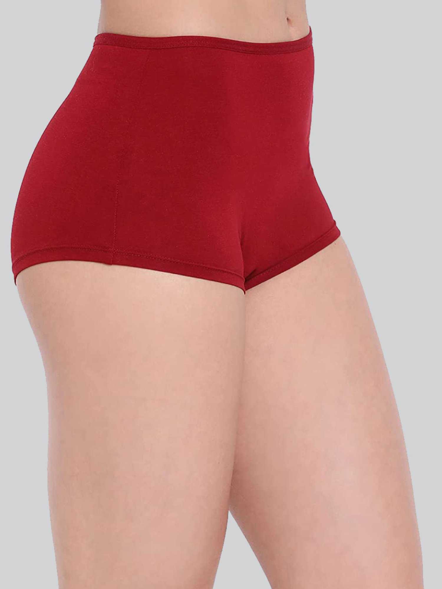 Lyra Assorted Color Cotton Boy Shorts Panties - Pack Of 8