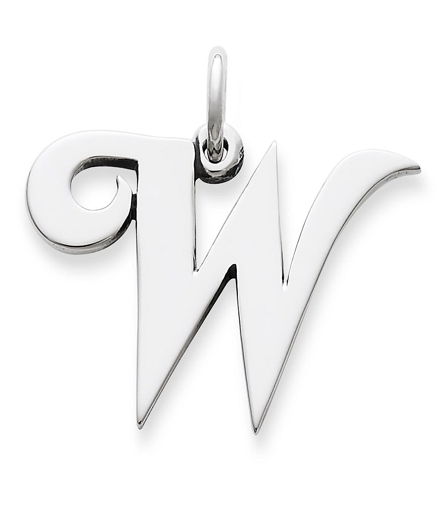 James Avery Large Script Initial Pendant