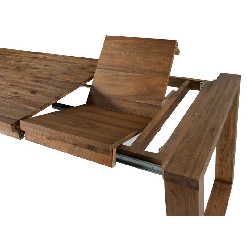 6pc Rasmus Extendable Dining Table Set Chestnut - Boraam