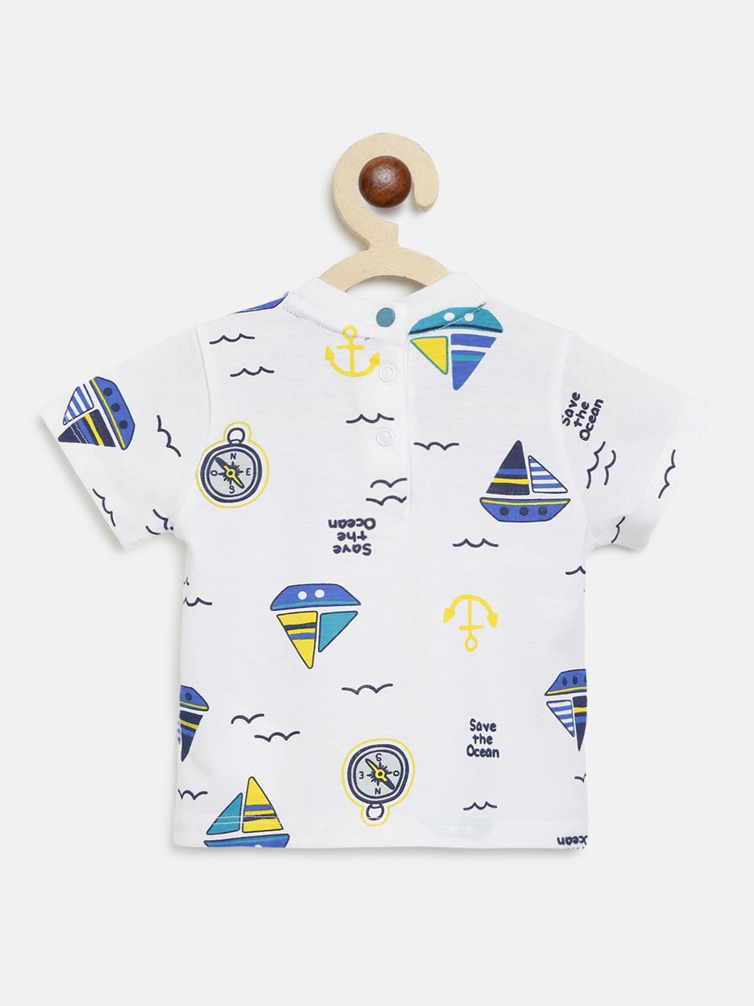 Chicco Kids White Printed T-Shirt