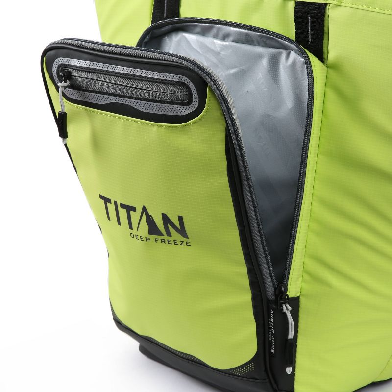 California Innovations Titan Deep Freeze 13qt Rolltop Backpack Cooler - Lime Green