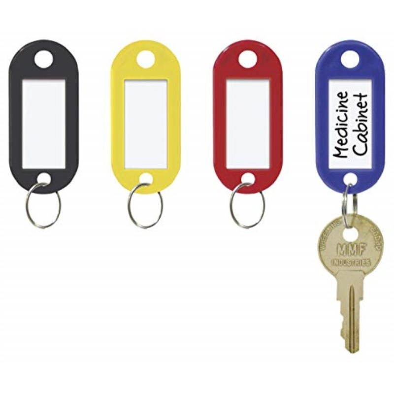 Mmf Industries Replacement Key Tags 20 Tags 1/8"X7/8"X1-15/16" Assorted
