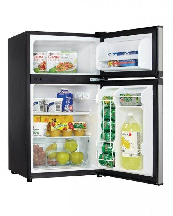 Danby Designer 3.1 cu. ft. 2-Door Compact Mini Refrigerator Fridge Freezer