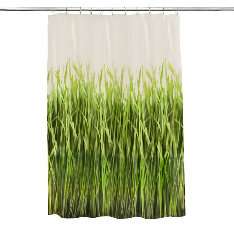 Grass EVA Shower Curtain - Green