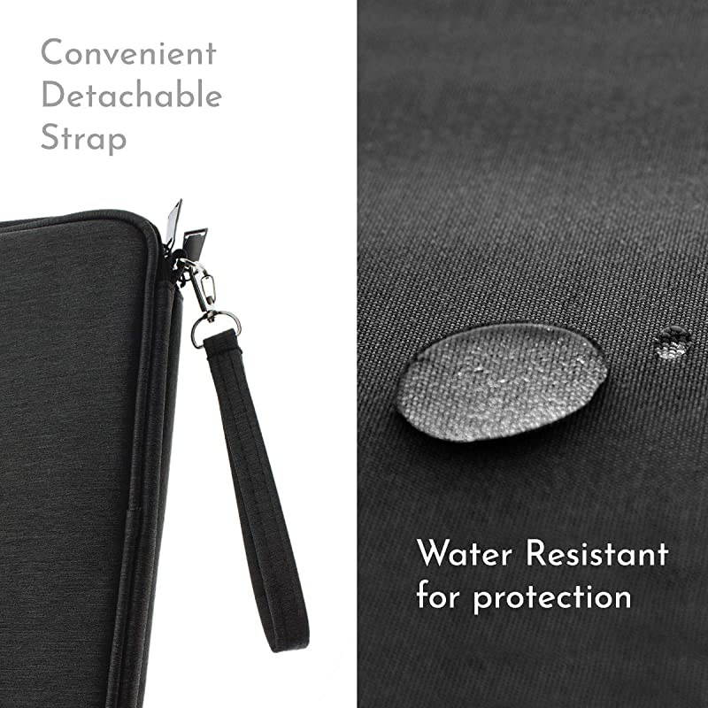 Thread Electronic Large Travel Cord Cable Wire Organizer Travel Accessories Case Bag Pouch for Electronics Cord Cases for Charger Phone USB iPad Small Tablet Gadget Accessory Black