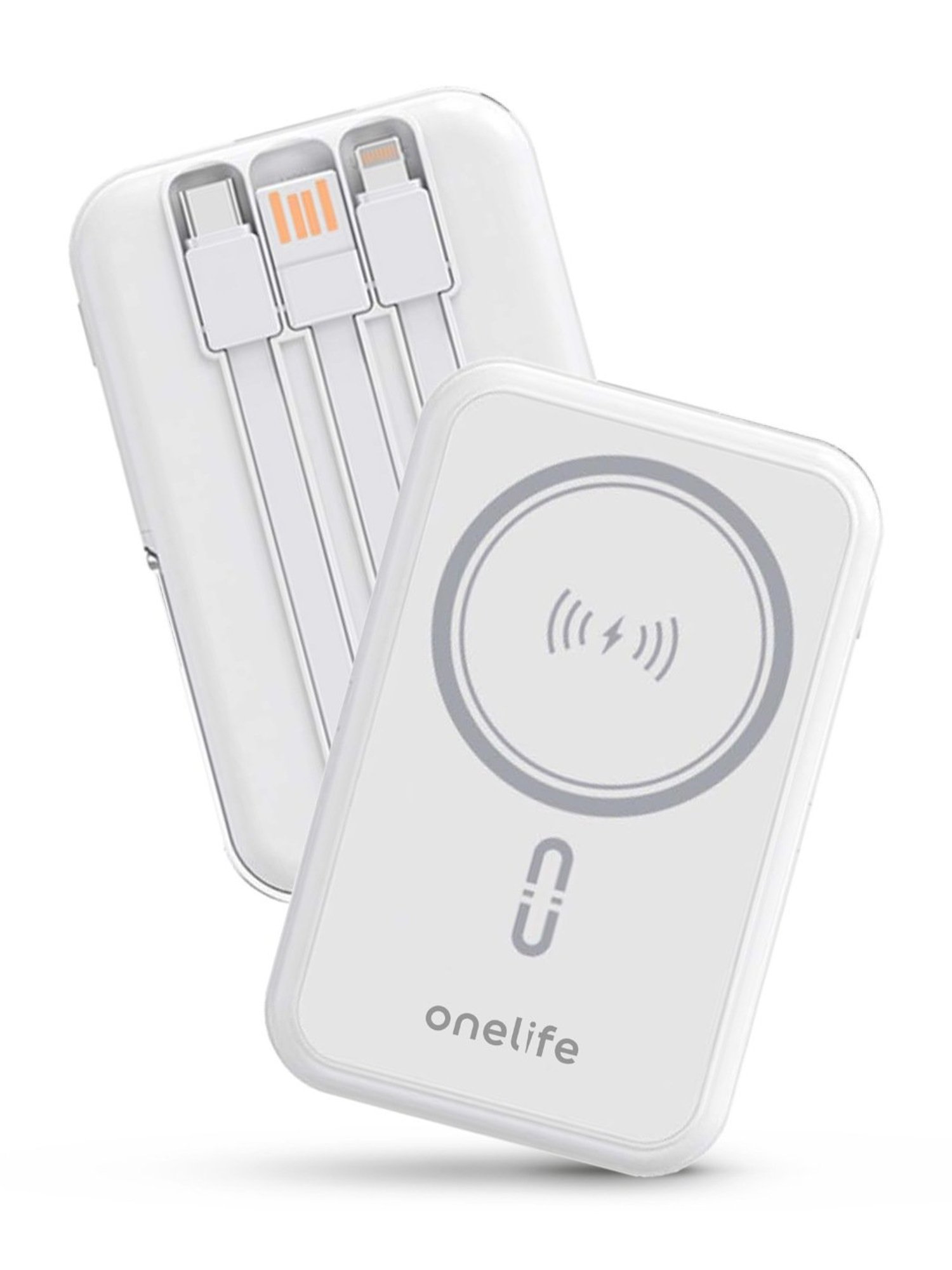 Onelife Power 15, 15W Magnetic Magsafe Wireless (White)