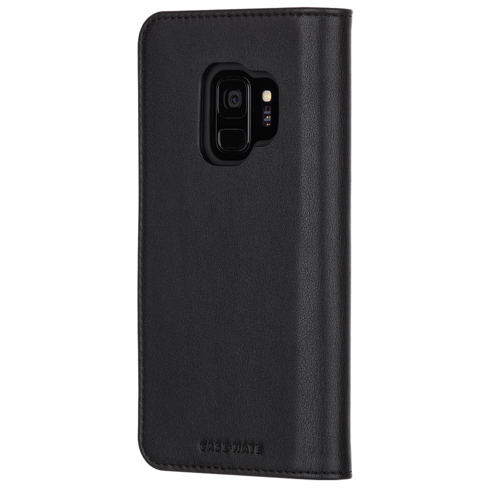 Case-Mate Wallet Folio Series Protective Case Cover for Galaxy S9 - Black