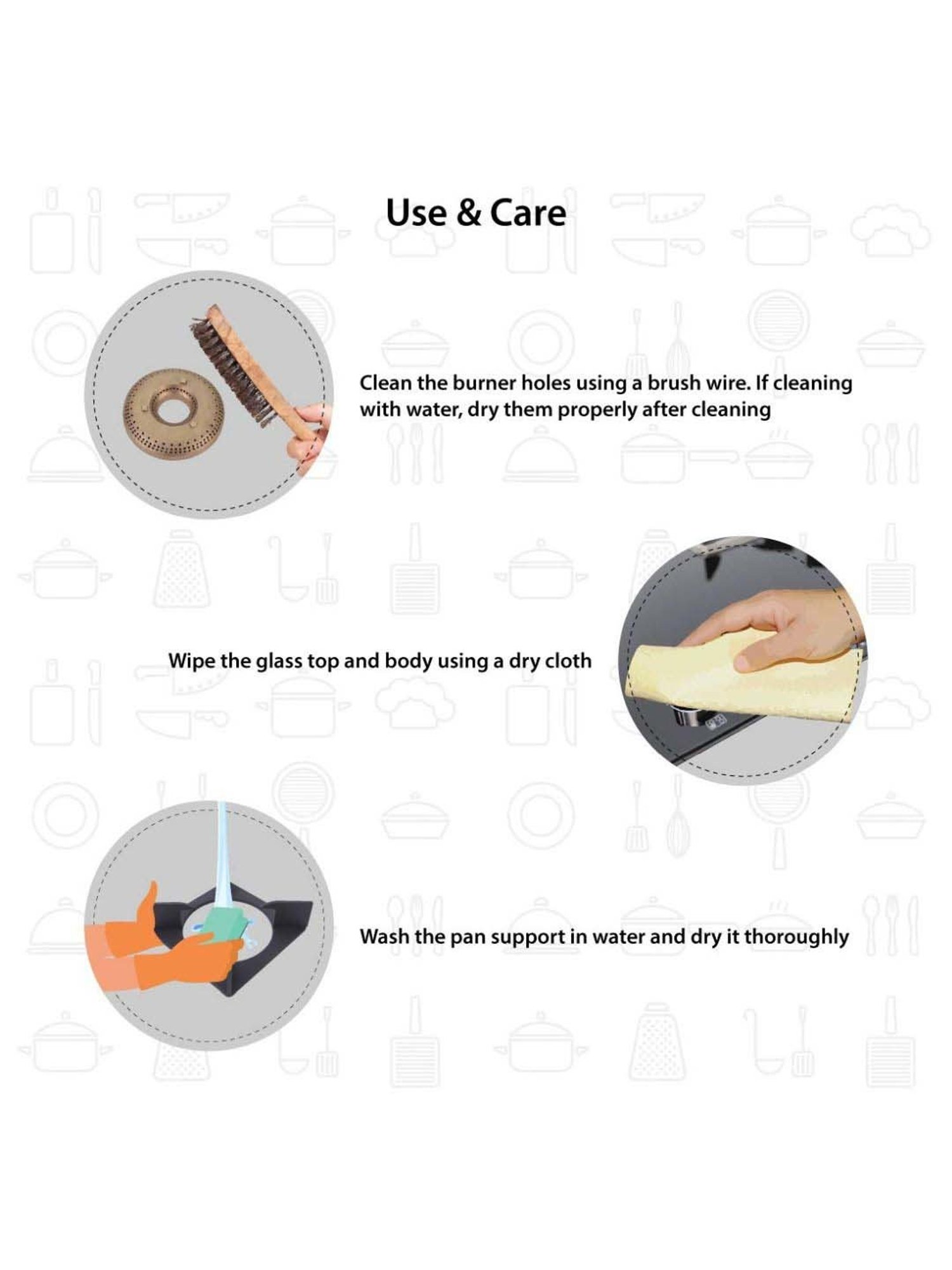 Wonderchef Octavia 4 Burner 8mm Toughened Glass Top Auto Cooktop with Forged Brass Burners (Black)