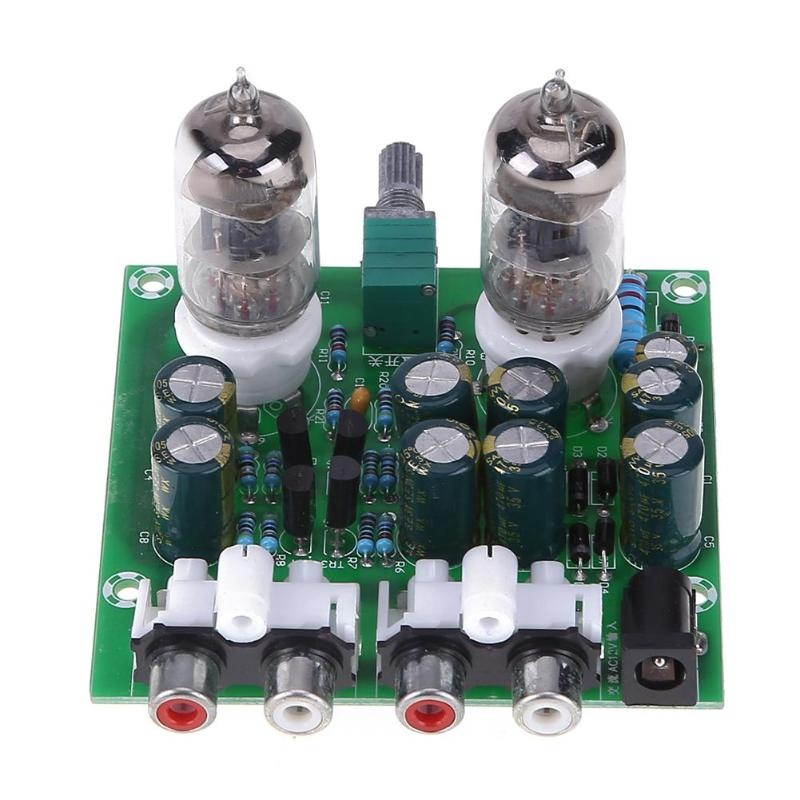DP-iot 6J1 Tube Amplifier Kit Diy Amplifier Kit Hifi Stereo Electronic Tube Preamplifier Board Preamp Lamp Amplifer Module Bile Amp