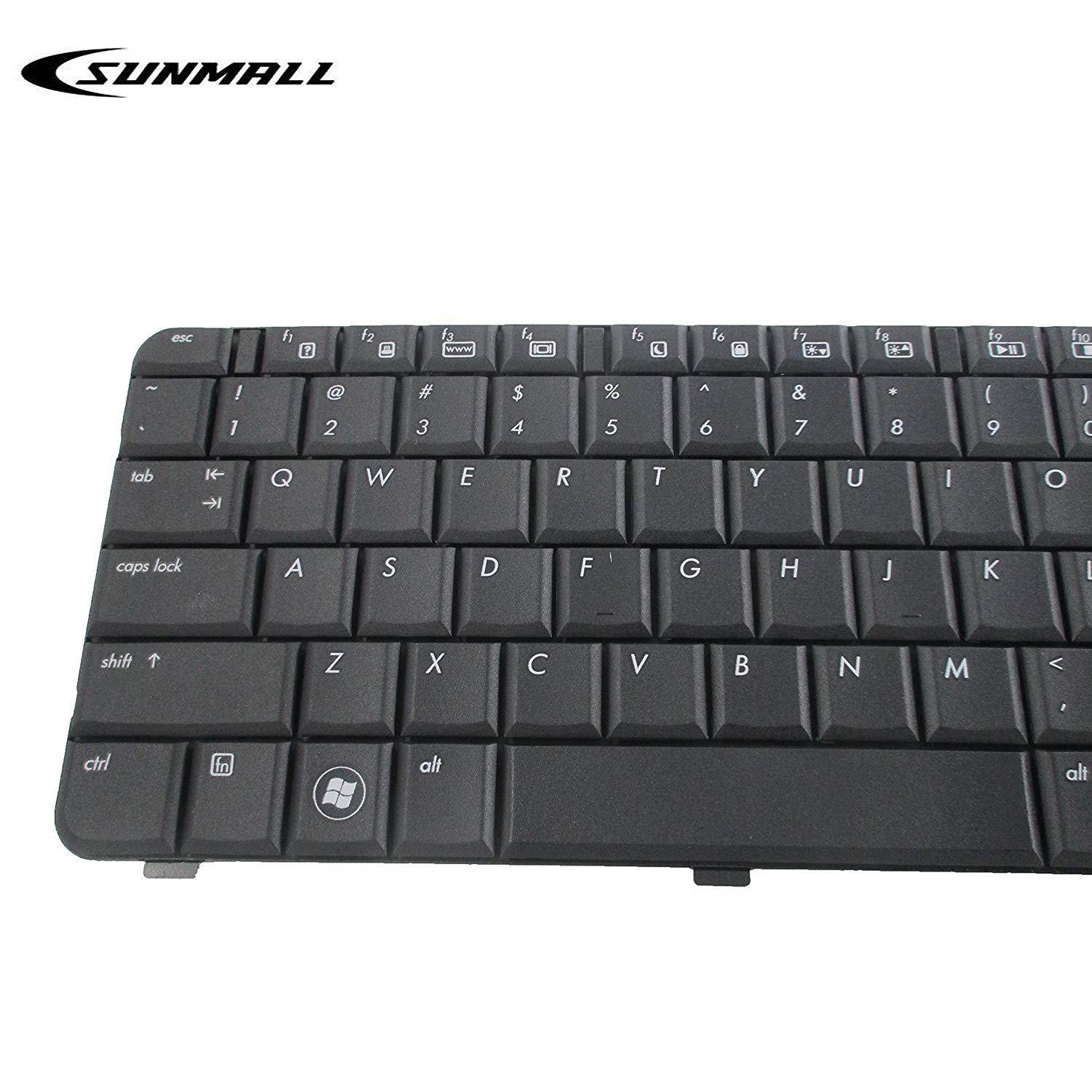 SUNMALL Laptop Keyboard Replacement for HP Compaq Presario CQ61 G61 G61-100 G61-200 G61-300 CQ61-200 CQ61-100 CQ61-300 Series Laptop Black US Layout (6 Month warranty)