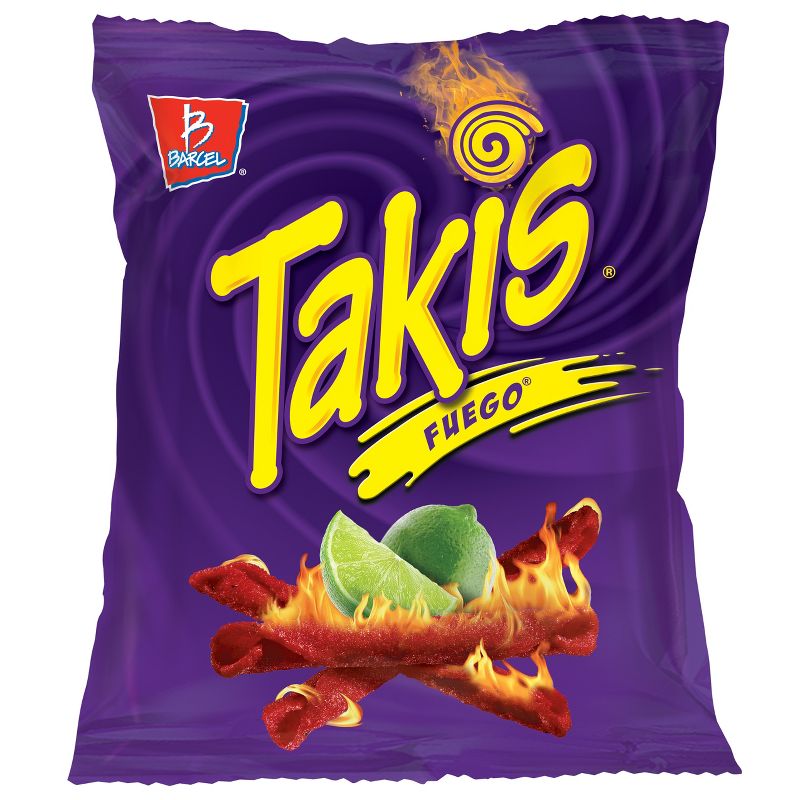 Barcel Takis Fuego Hot Chili Pepper & Lime Tortilla Chips - 4oz