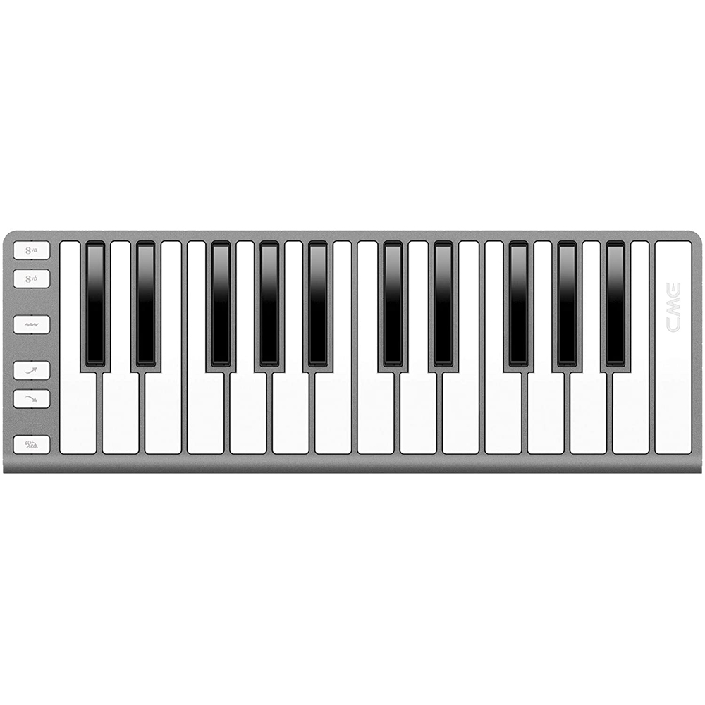 Artesia ARB-6 Backpack Recording Studio Bundle with Xkey 25-key MIDI Keyboard & Case, Pro 24-bit USB Audio Interface, Studio Monitor Headphones, Cardioid Condenser Mic & Backpack