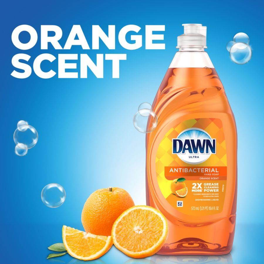 Dawn&reg; Ultra Antibacterial Hand Soap Dishwashing Liquid Dish Soap, Orange Scent, 40 Oz