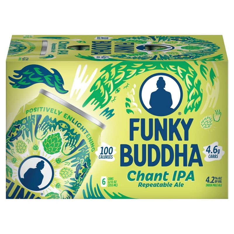 Funky Buddha Chant IPA Beer - 6pk/12 fl oz Cans