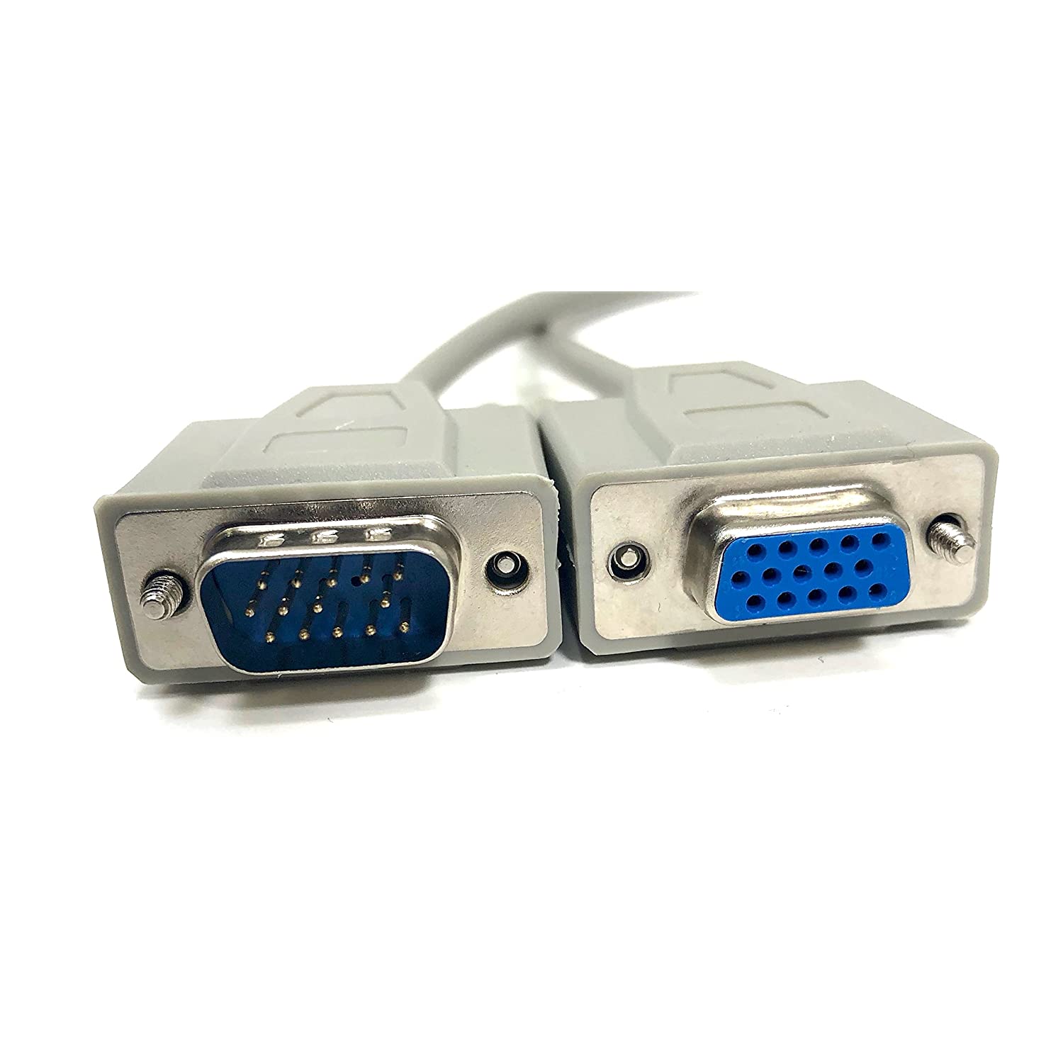 Micro Connectors, Inc. 25 feet  HD15 Male To Female SVGA 1024 x 768 Extension Cable (M05-110G)