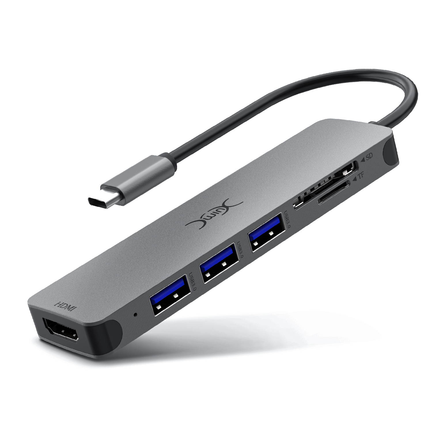 USB C To HDMI Hub - 4K@30HZ Dual HD Screen Extend & Mirror Mode - HDMI To USB C Adapter With Dual Display & USB 3.0 & 100W PD Compatible With MacBook Pro,Nintendo Switch And More Type C Device