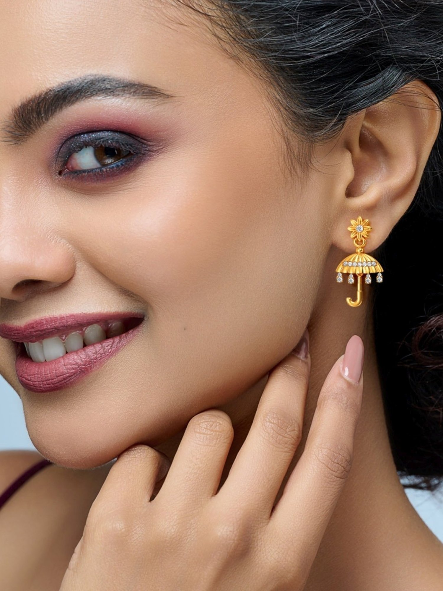 Joyalukkas Gold 22K Shade Dangler Earrings for Women