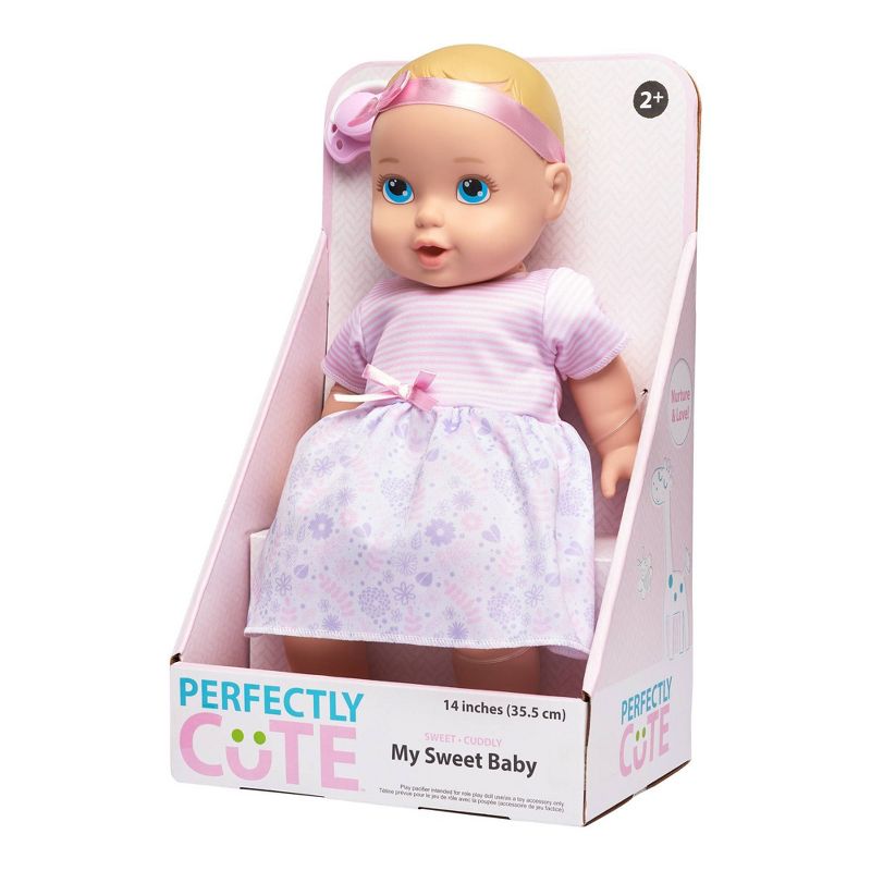 Perfectly Cute 14" My Sweet Baby Doll - Blonde with Blue Eyes