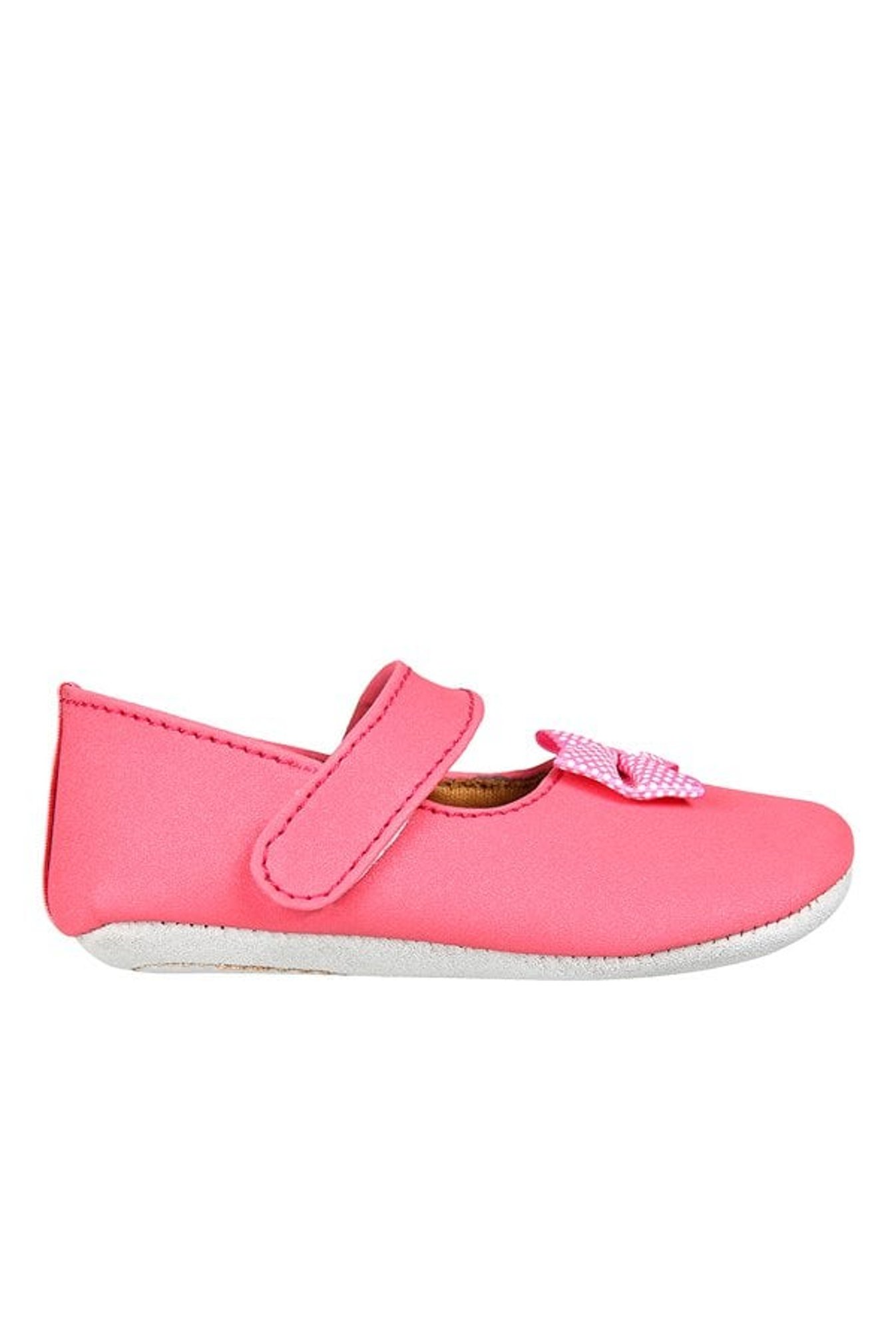 Beanz Kids Pram Alvina Pink Velcro Shoes