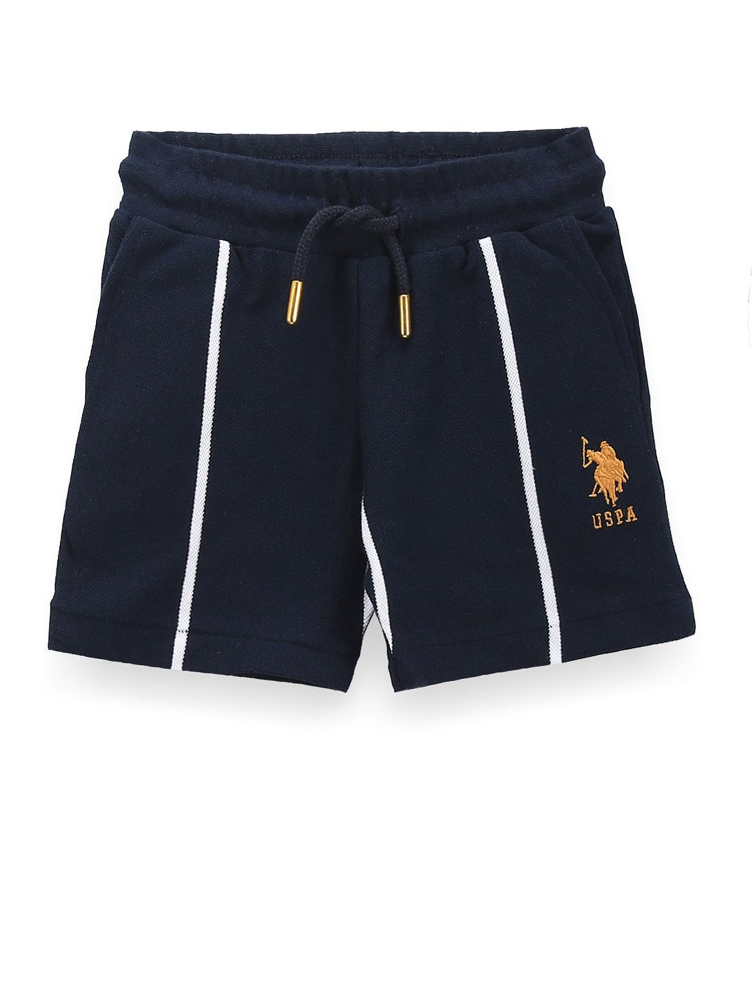 U.S. Polo Assn. Kids Navy Striped Shorts