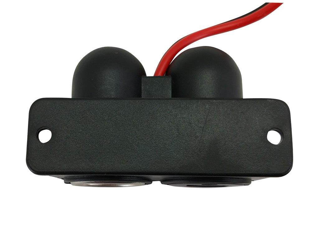 Custom Accessories 18003 12V Dual USB Under Dash Mount