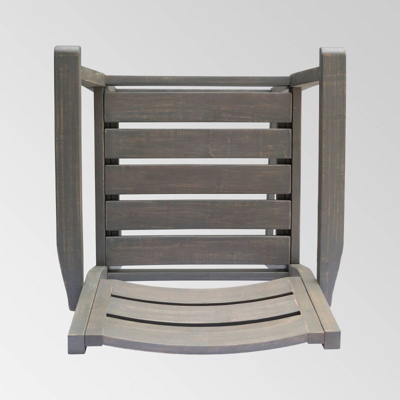 Ariesa 3pc Outdoor Bar Set - White & Gray - CosmoLiving