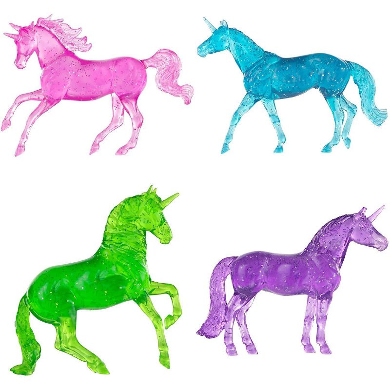 Breyer Stablemates 1:32 Scale Glitter Unicorns Gift Set of 4
