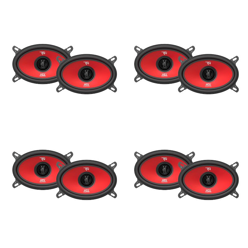 Crunch 4 Channel 1000 Watt Amp A/B Class Car Stereo Amplifier | PX-1000.4 (4 Pack)