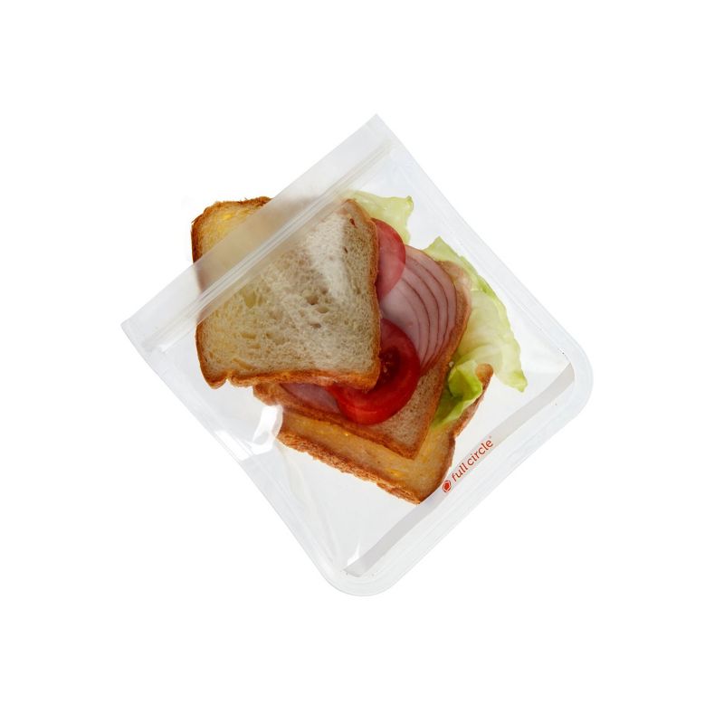 Full Circle 3.5cup 2pk Reusable Sandwich Bags