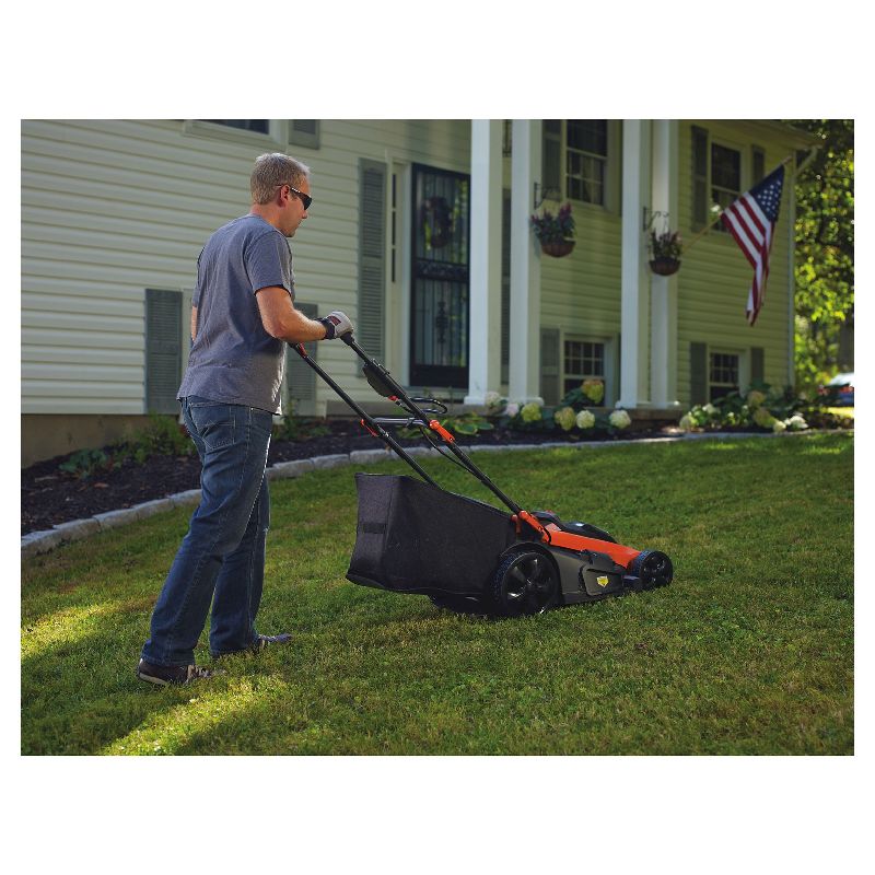 14" 120 Volts, 60Hz, 8 Amp, 960 Watts Corded Electric Lawnmower - Green - Earthwise